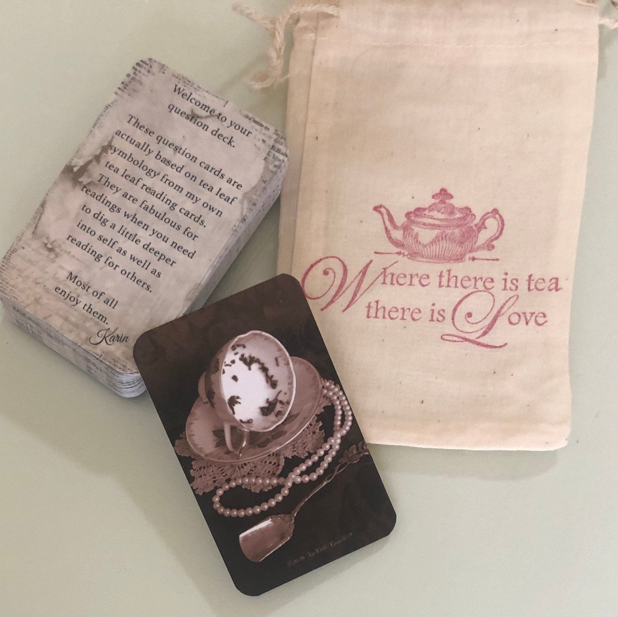 Question deck. Create your own layouts with this random question deck.