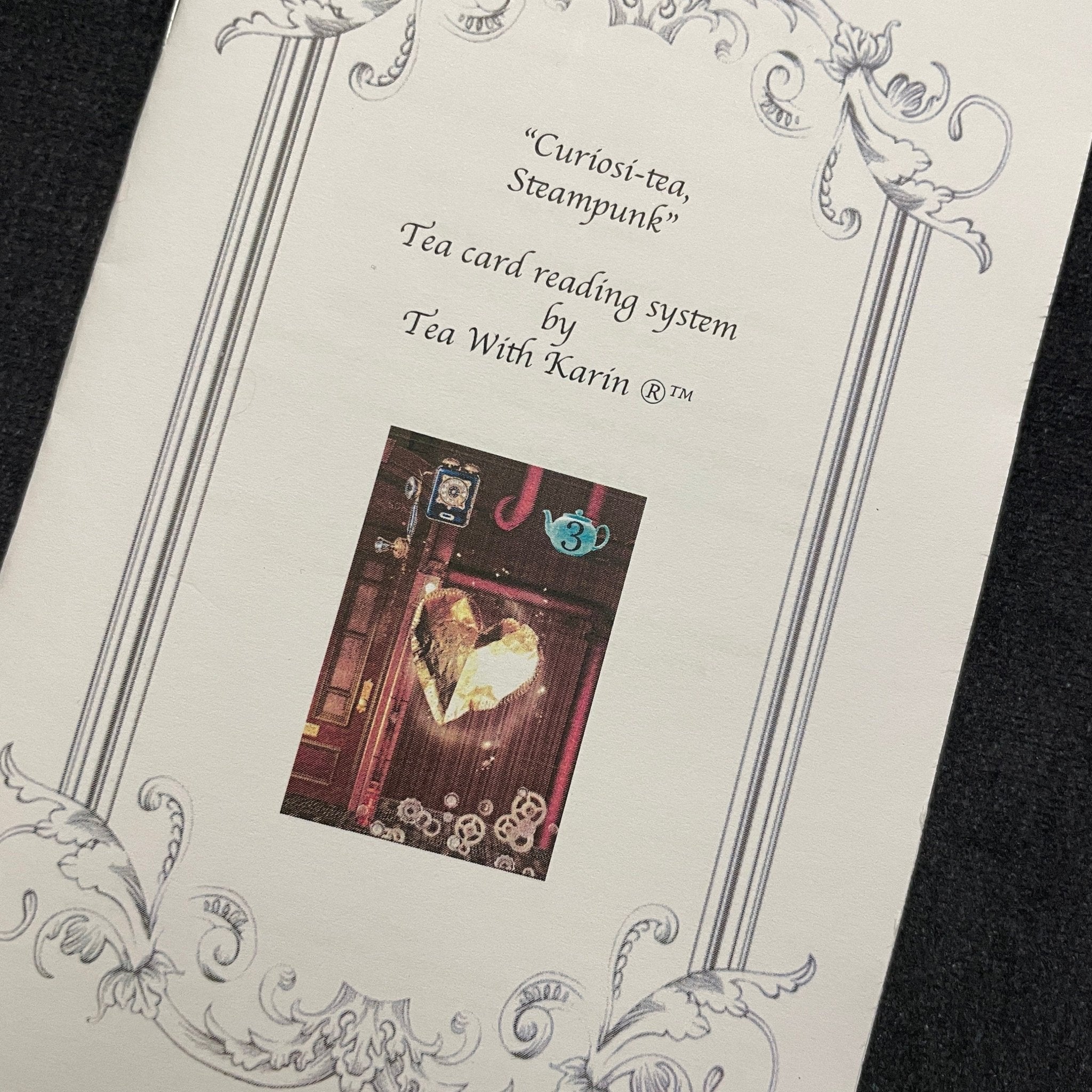 This is a complete divination tool kit all in one. Unique kit based on tea leaf reading symbols. Uses cards, dice, and charms for fortune telling your future. Much more simple than tarot card reading. Comes in tin perfect gift for friend Mom women.